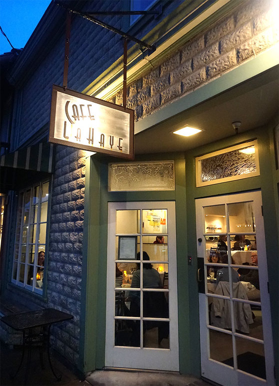 Cafe La Haye in Sonoma, California - Photo by Hideaway Report editor